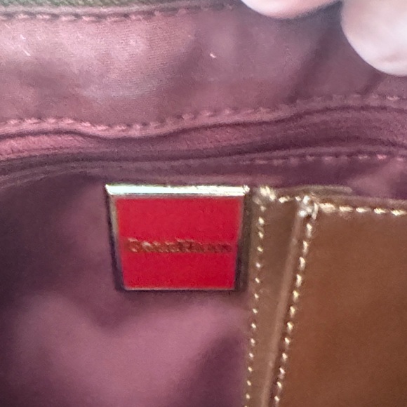 Cole Haan Rich Brown Leather Shoulder Bag - Picture 5 of 10